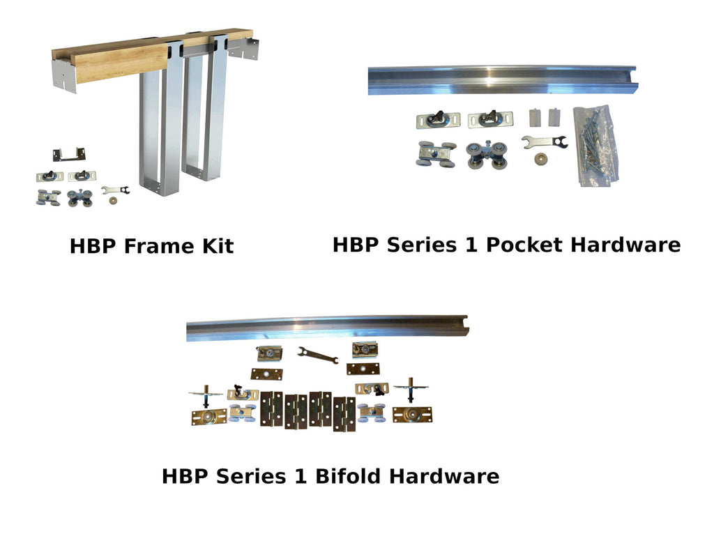 Our Heavy Duty HBP Brand of Track and Hardware Kits